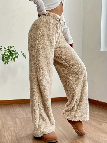 Dames Joggingbroek Lounge - Sherlina - Teddy Fleece Comfort - Warme Winterbroek