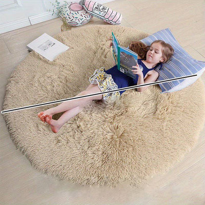 Ronde Pluche Vloerkleed - FluffiLux - Ultrafijn Zacht - Vervaagbestendig