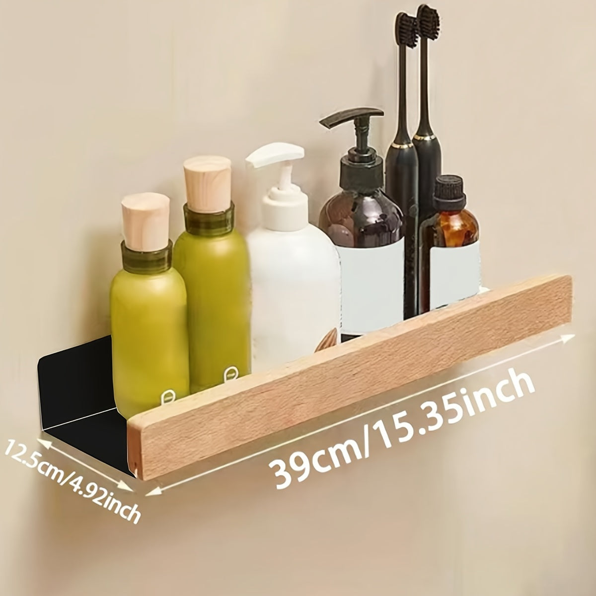 Opslagrek - RustiRack - Muurbevestigd - Douche Organizer