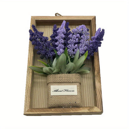 Wanddecoratie - NatureBloom - 3D Bloemontwerp - Houten Lijst