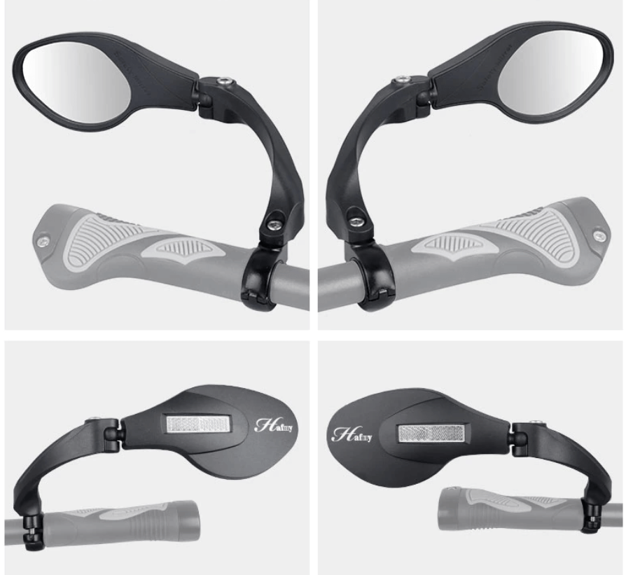 Fiets Achteruitkijkspiegel - VisionMax - Verstelbare Hoek - Breed Bereik Reflector