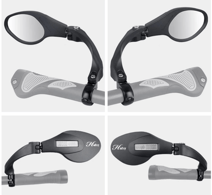 Fiets Achteruitkijkspiegel - VisionMax - Verstelbare Hoek - Breed Bereik Reflector