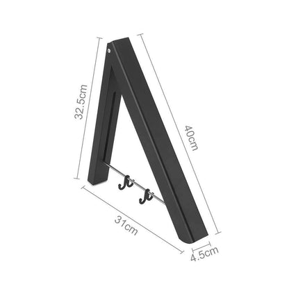 Kledingrek - SpaceSaver - Muurbevestiging - Vouwfunctie