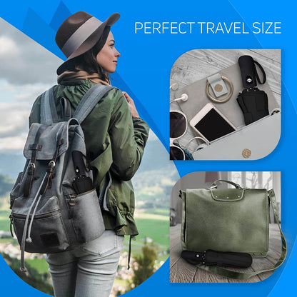 Compact Reisparaplu - SkyShield - Automatisch Open/Dicht - Windbestendig Ontwerp