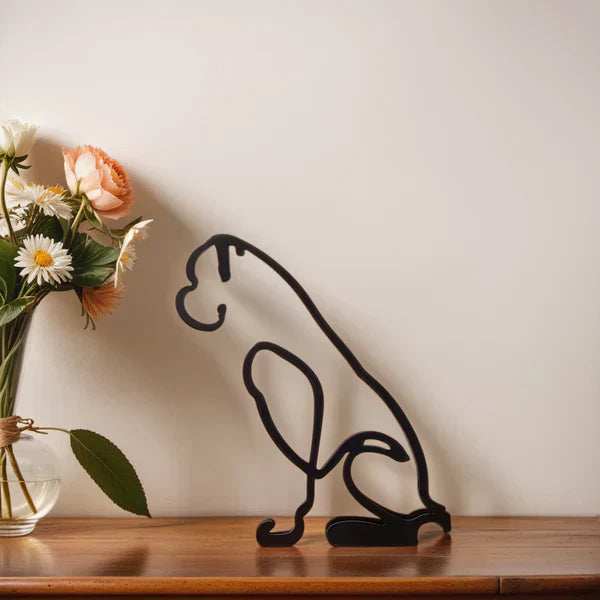Hondensculptuur - Artistry - Abstract Design - Unieke Woondecoratie