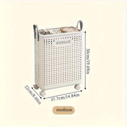 Vouwbare Wasmand - FlexiStore - Gemakkelijk Transport - Duurzame Wielen