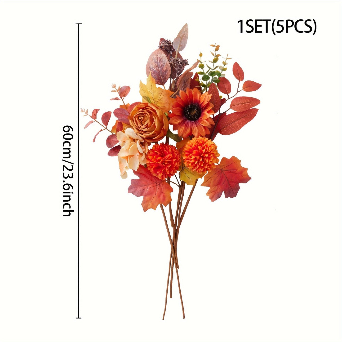 Kunstbloemenboeket - FloralArt - Vintage Design - Elegante Arrangement