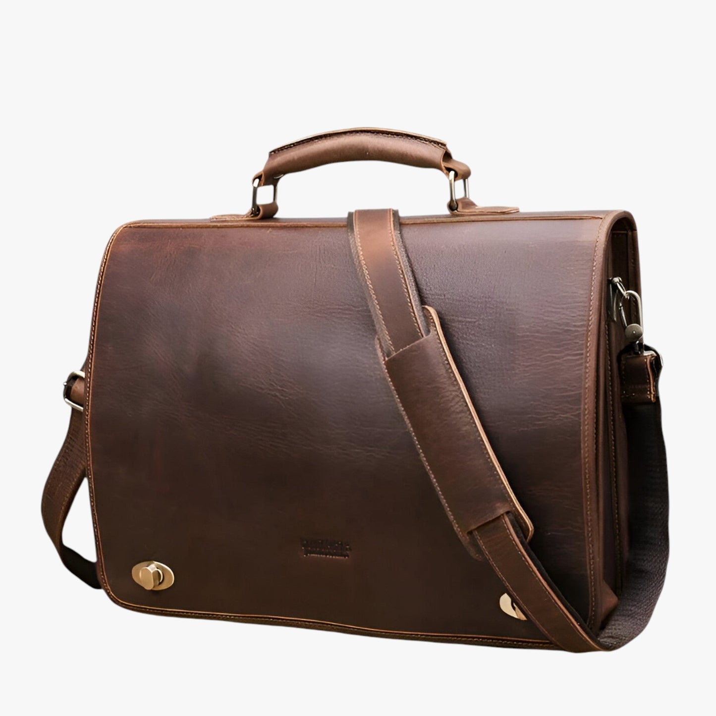 Zakelijke Aktetas - Luxura - Echt Leder - Stijlvolle Schoudertas