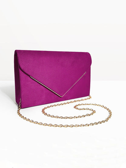 Clutch Tas - VelvetEase - Suède Stijl - Elegante Envelop