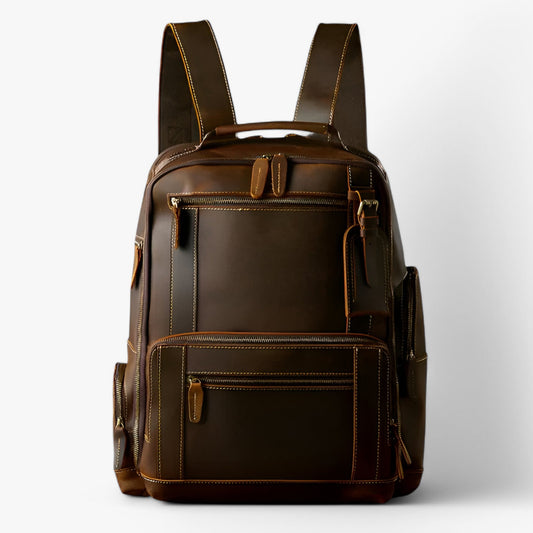 Leren Rugzak - UrbanFlex - Handgemaakt Ontwerp - Premium Kwaliteit