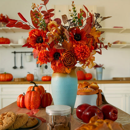 Kunstbloemenboeket - FloralArt - Vintage Design - Elegante Arrangement