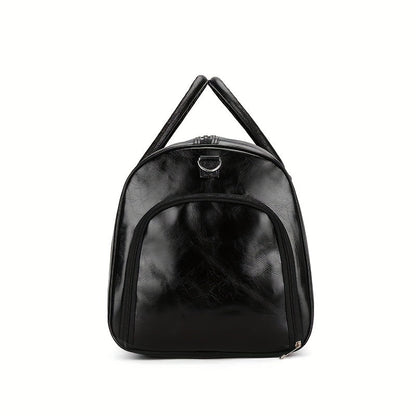 Lederen Reis Tas - LuxeVoyage - Schoencompartiment - Grote Capaciteit Bagage