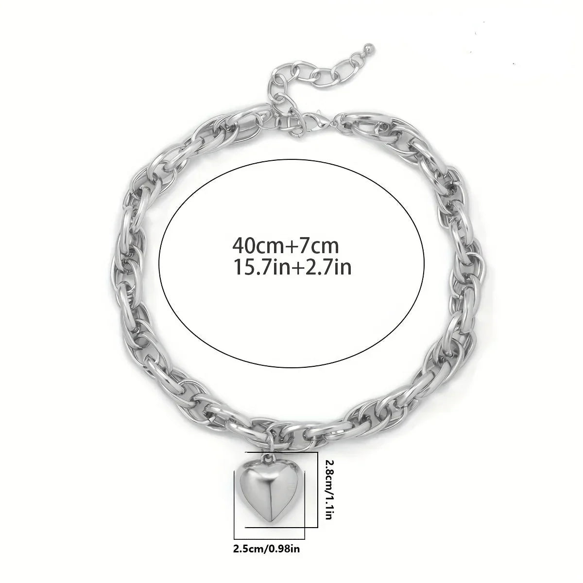 Halsketting - HeartGlow - Elegante Hanger - Tijdloos Design