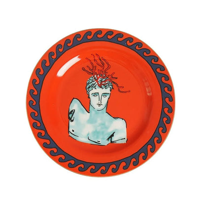 Griekse Borden & Bekers - MythosCraft - Antiek Design - Elegante Decor