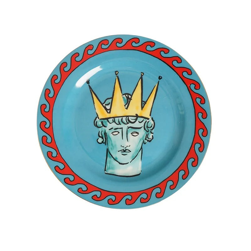 Griekse Borden & Bekers - MythosCraft - Antiek Design - Elegante Decor