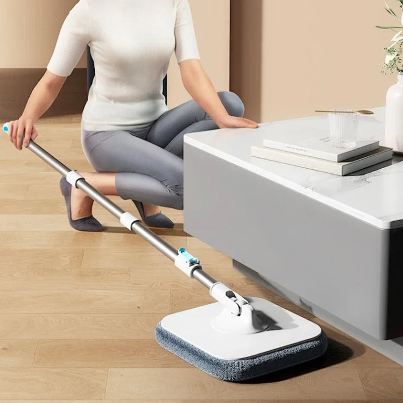 Spinmop Set - SpinClean - Handsfree Uitwringen - Efficiënt Schoonmaken