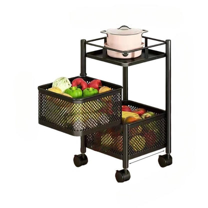 Keuken Organizer - SpaceMax - Draaiend Rek - Roestvrijstaal