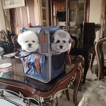 Dierenrugzak - PawLift - Ademend ontwerp - Waterdichte buitenkant