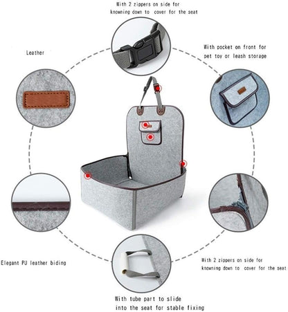 Hond Auto Stoelhoes - PawNest - Waterdichte Bescherming - Reiscomfort
