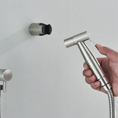 Toilet Bidet Spray - CleanFlow - Geborsteld Goud - Roestvrij Staal