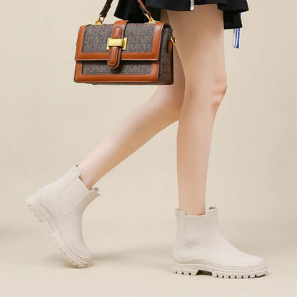 Halfhoge Regenlaarzen - AquaShield - Waterdichte Bescherming - Stijlvol Comfort