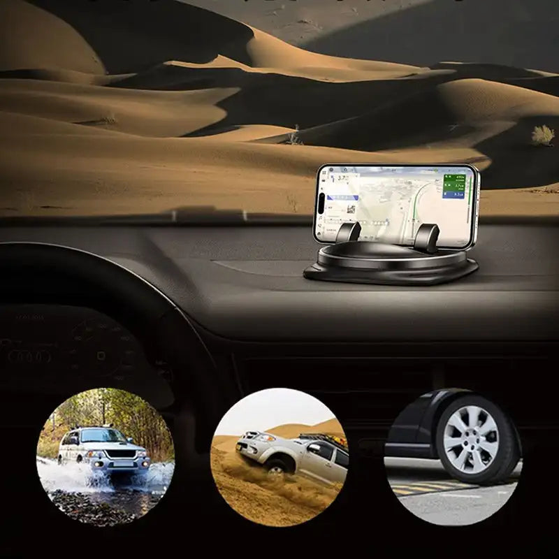 Rotating Telefoonhouder - SpinX - 360° Rotatie - Verstelbare Grip