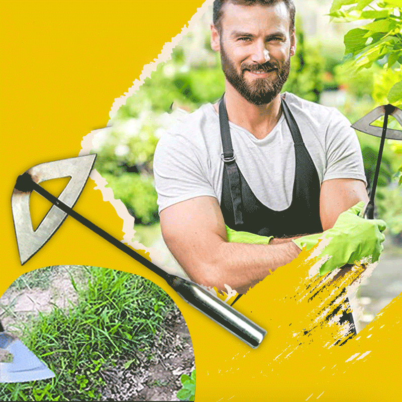 Holle Hark - GardenPro - Grond Losmaken - Duurzaam Stalen Mes