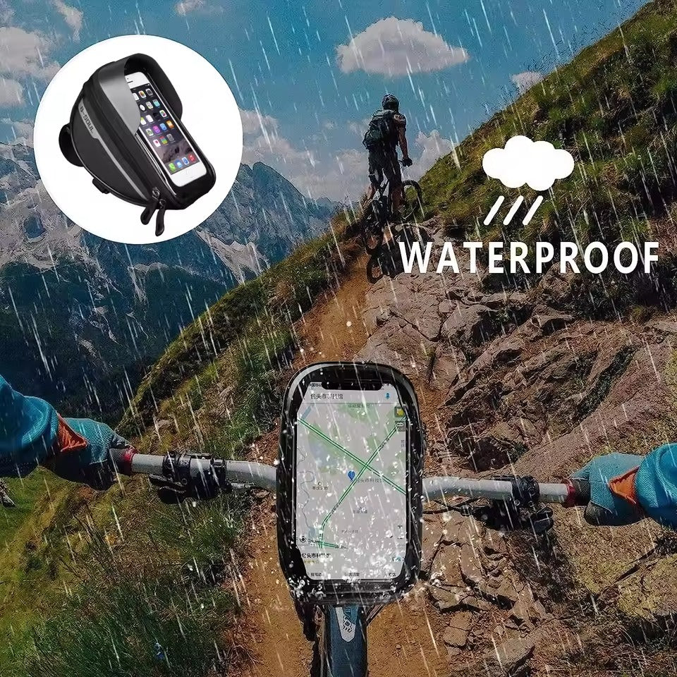 Fietstas met Telefoonhouder - RideMate - Waterdicht Ontwerp - Touchscreen Compatibel