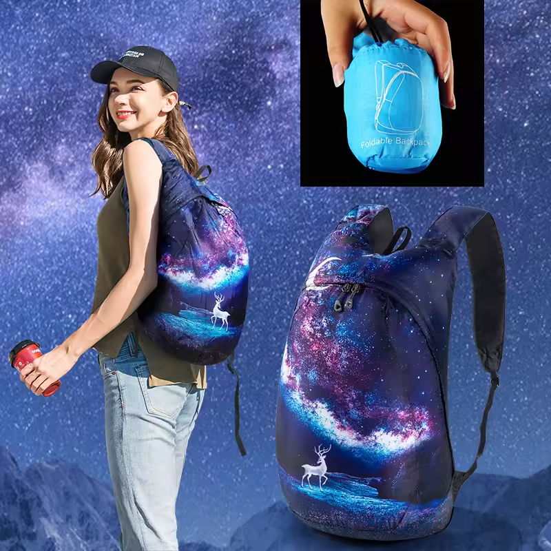 Opvouwbare Rugzak - PackEase - Lichtgewicht Ontwerp - Waterafstotende Stof