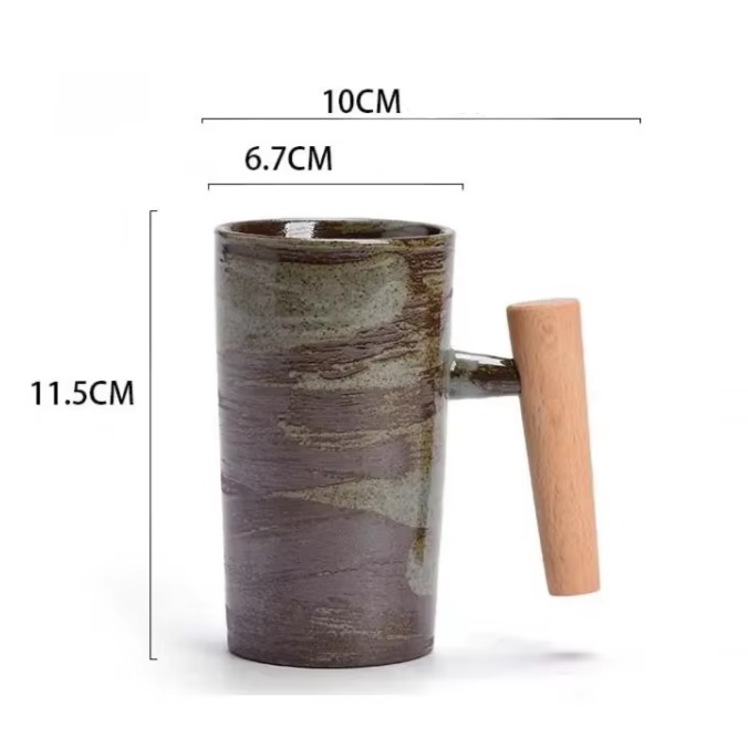 Keramische Mok - BrewEase - Warmtebehoudend Ontwerp - Stijlvolle Nordic Uitstraling