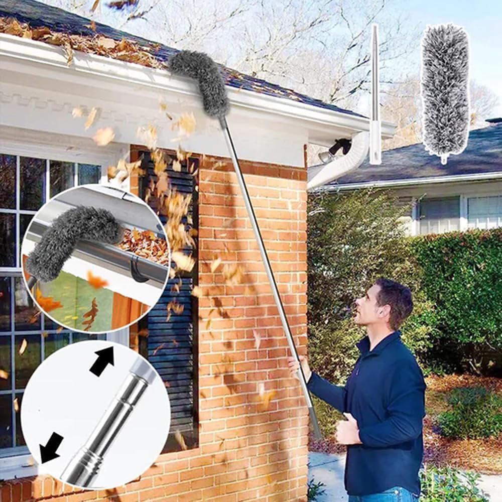 Pluimveger - DustMaster - Telescopisch Bereik - Effectief Schoonmaken