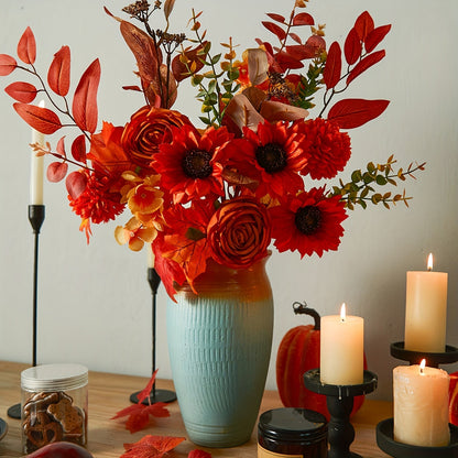 Kunstbloemenboeket - FloralArt - Vintage Design - Elegante Arrangement