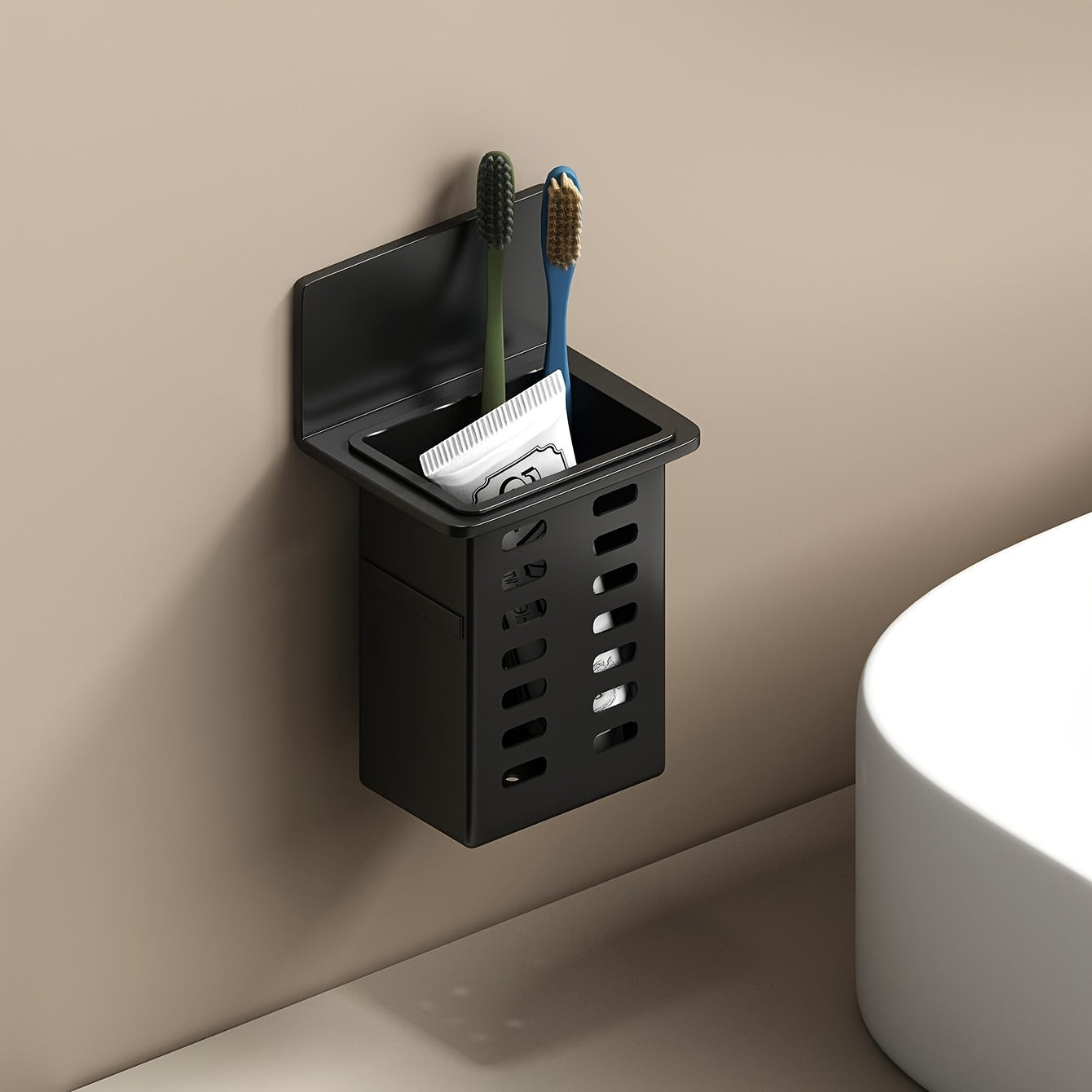 Tandenborstelhouder - WallMax - Zelfklevend Rek - Ruimtebesparende Organizer