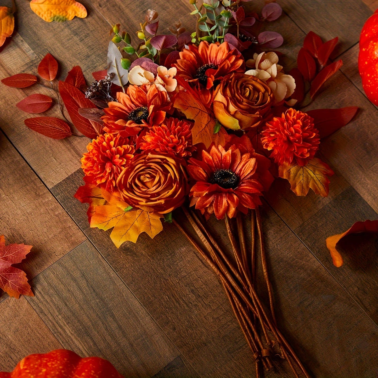 Kunstbloemenboeket - FloralArt - Vintage Design - Elegante Arrangement