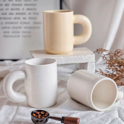 Keramische Mok - PureCup - Geometrisch Ontwerp - Elegante Woondecoratie