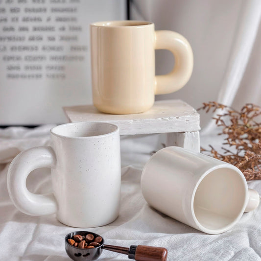 Keramische Mok - PureCup - Geometrisch Ontwerp - Elegante Woondecoratie