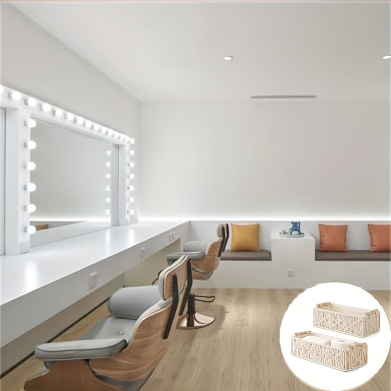 Opbergmand - OrganizeIt - Handgeweven Katoen - Stijlvolle Decoratie