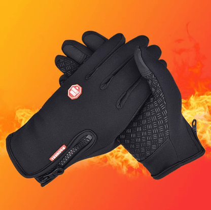 Thermische Grip Handschoenen - HeatGuard - Isolerend Polyester - Tech-Vriendelijk Ontwerp