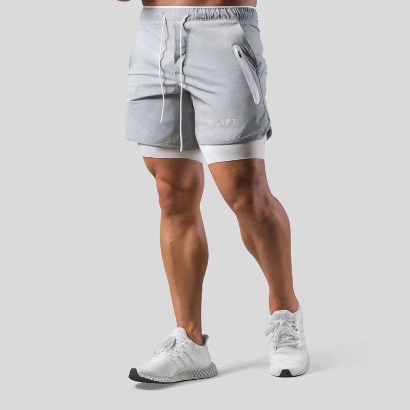 Shorts - GymFit - 2-in-1 Design - Prestaties Kleding