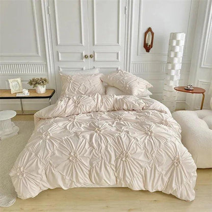 Beddengoed Set - LuxeDream - Pinch Pleated - Boho Chic Design