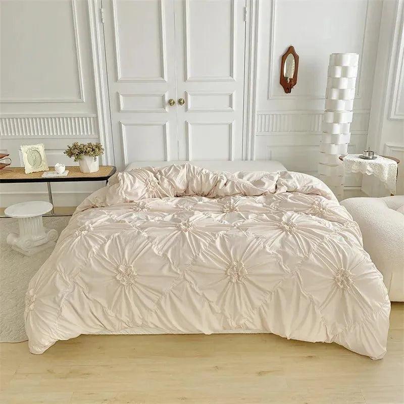 Beddengoed Set - LuxeDream - Pinch Pleated - Boho Chic Design
