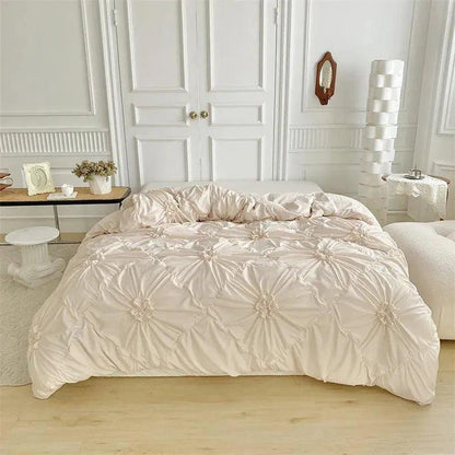 Beddengoed Set - LuxeDream - Pinch Pleated - Boho Chic Design