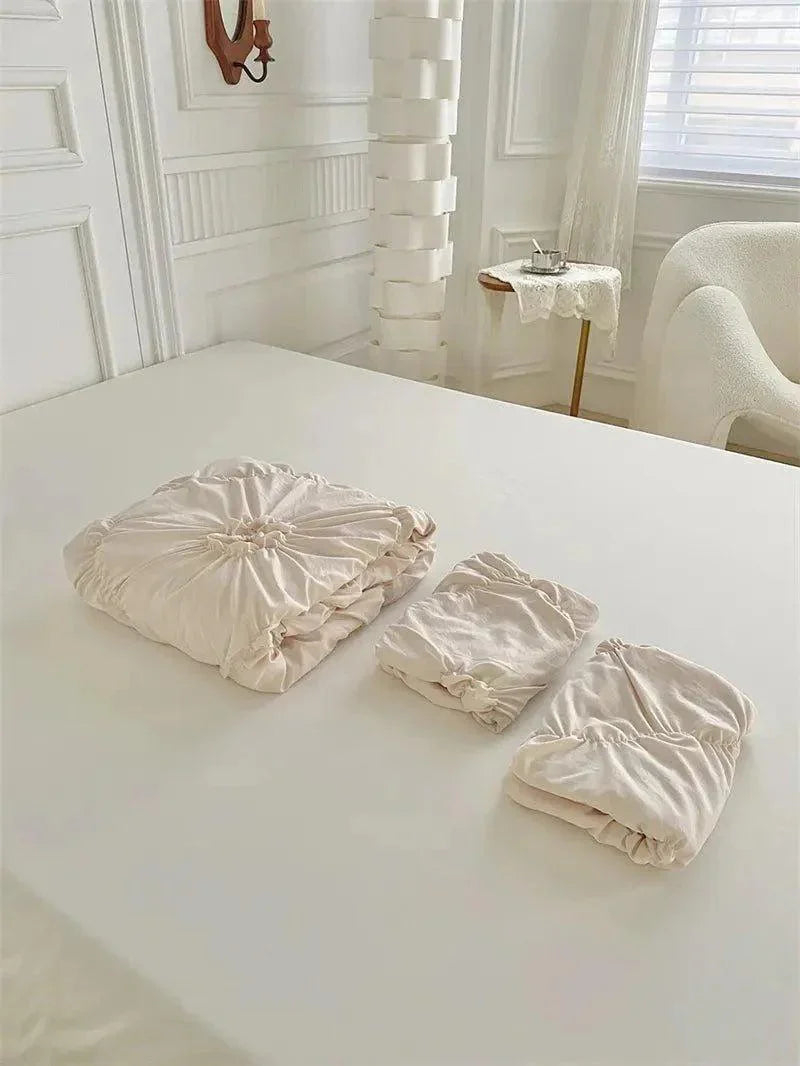 Beddengoed Set - LuxeDream - Pinch Pleated - Boho Chic Design