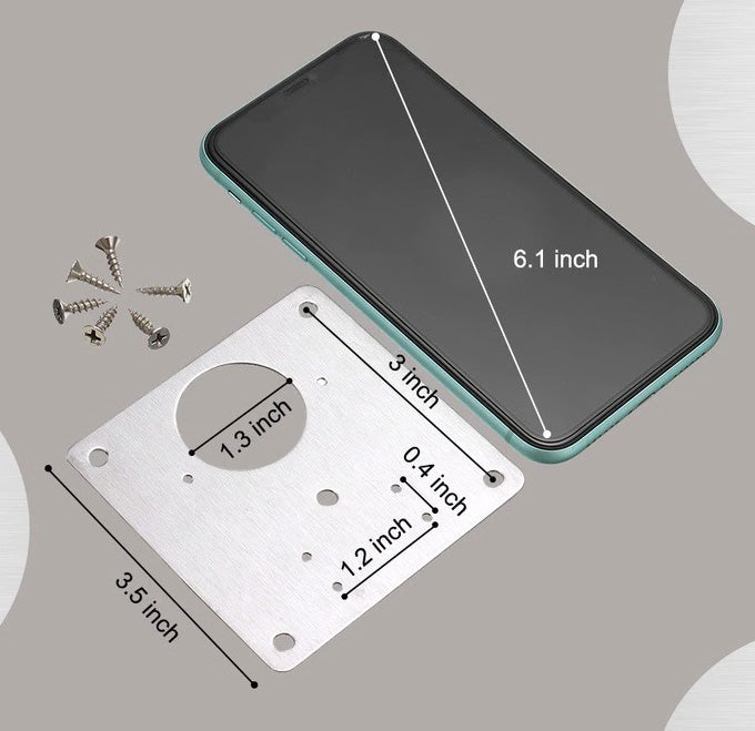 Keuken Scharnier Reparatie Kit - FixMaster - Duurzaam Plaat - Eenvoudige Installatie