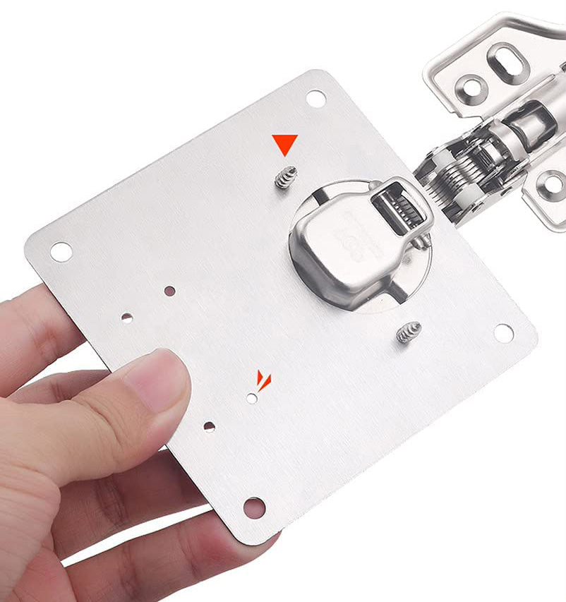 Keuken Scharnier Reparatie Kit - FixMaster - Duurzaam Plaat - Eenvoudige Installatie