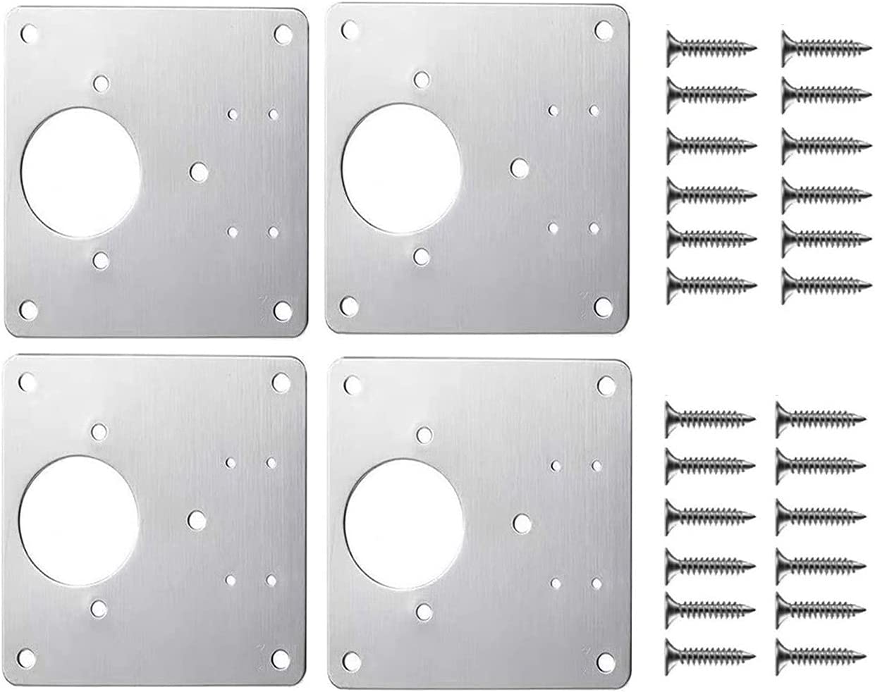 Keuken Scharnier Reparatie Kit - FixMaster - Duurzaam Plaat - Eenvoudige Installatie