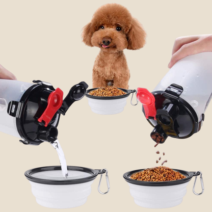 Draagbare Hondenfles - PupHydrate - Handig Ontwerp - Voedselopslag