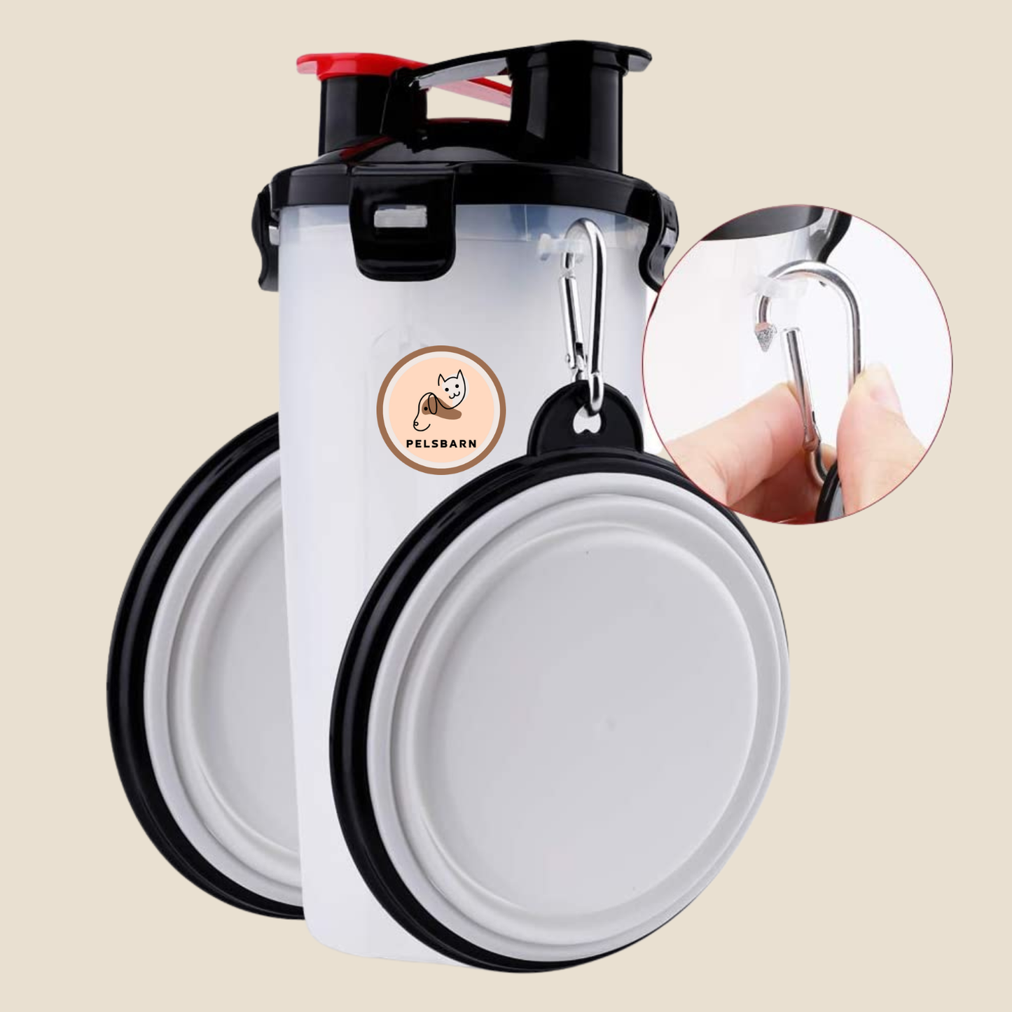 Draagbare Hondenfles - PupHydrate - Handig Ontwerp - Voedselopslag