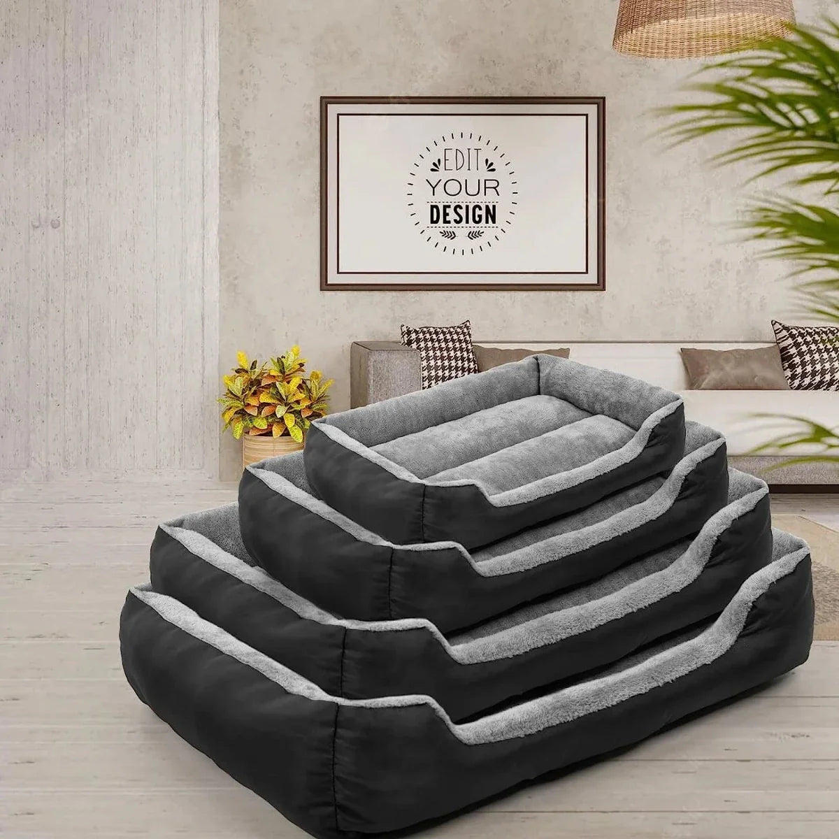 Hondenmand - ComfortNest - Gewrichtsondersteuning - Wasbare Kussen