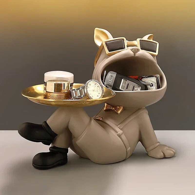 Decoratieschaal - Bulldogia - Leuk Ontwerp - Stijlvol Woonaccessoire